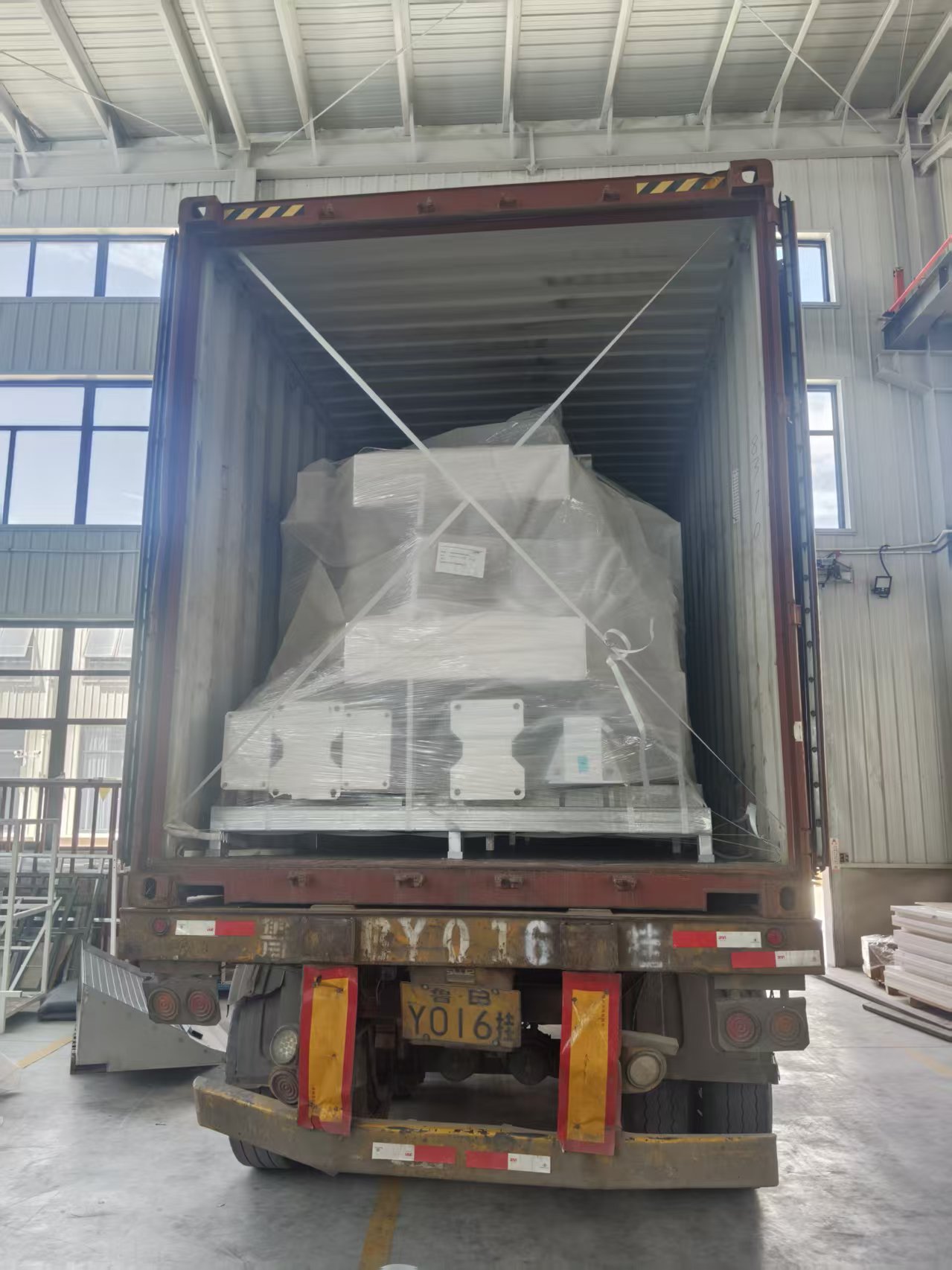 Container loading finished