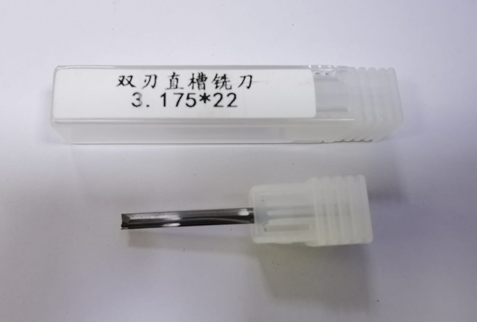 Chinese wholesale Automatic Spray Machine -
  Double edged straight flute milling bit 3.175*22 – Godn