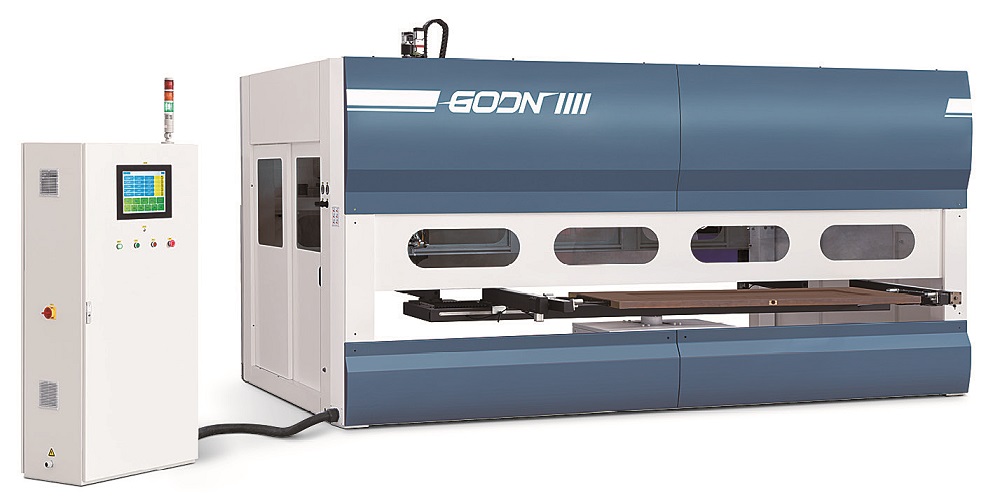 CNC-Farbspritzmaschine für Holztüren