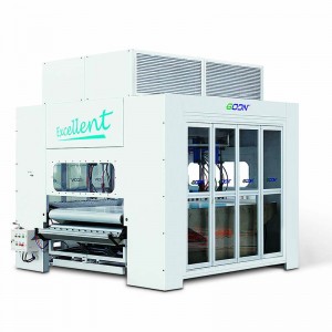 Rotary spraying machine